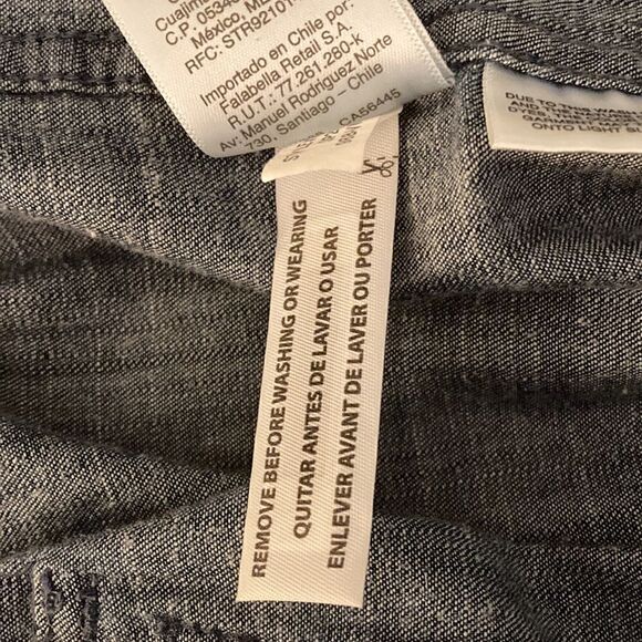 J. Crew NWOT Zip Up Indigo Seaside Cropped High Rise Pants. Size 4. - Picture 8 of 8